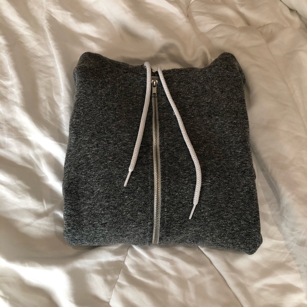 American apparel zip up hoodie